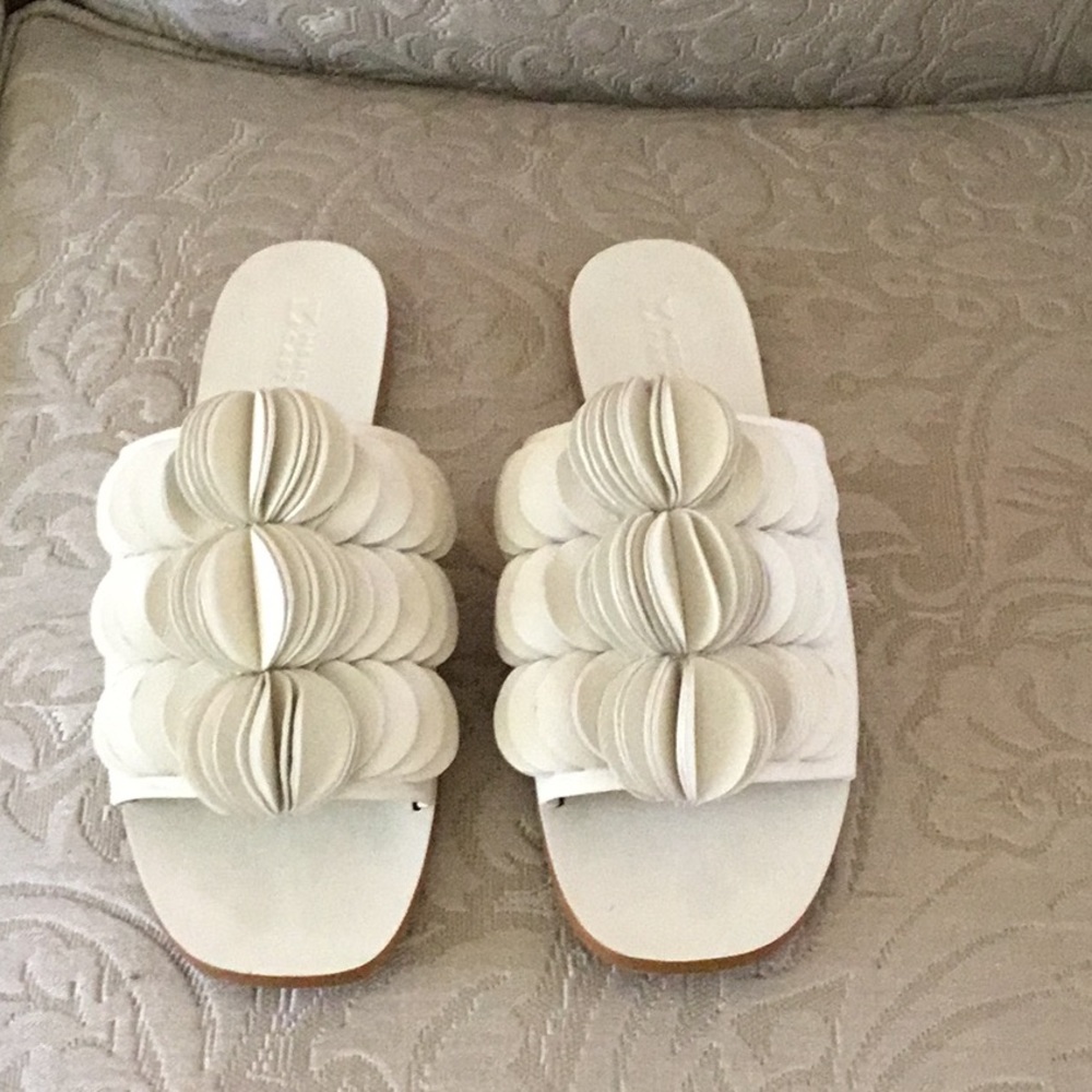 Off white designer flats